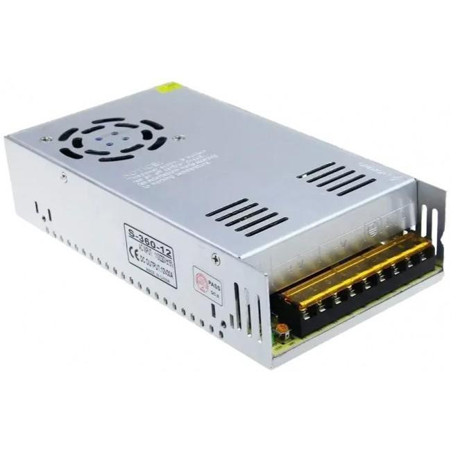 Импульсный блок питания 12V 30A METAL 220В IP20 215х115х50мм Киев - изображение 1