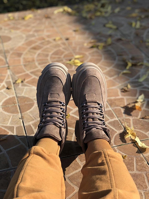 Жіночі черевики M.KRAFT капучино замша натуральна висота 13см (4256) 37р.40р. Коломия - фото 5