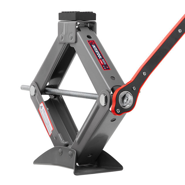 Домкрат механічний INTERTOOL GT0185, 2 т, з тріскачкою, гумовий упор, 110-400 мм, Ручний домкрат Львів - фото 8