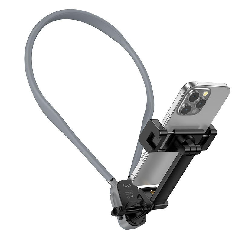Кріплення для телефона на шию HOCO K30 Campo neck-hanging holder Black Gray Одеса - фото 3