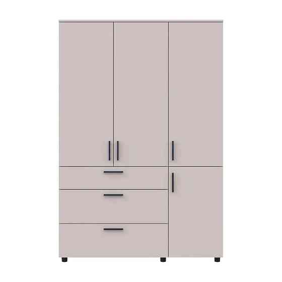 Шафа для одягу Doros Торн Кашемір 3 ДСП/3Ш (полиці) 135х51.6х200 (DRS-012060) Львів