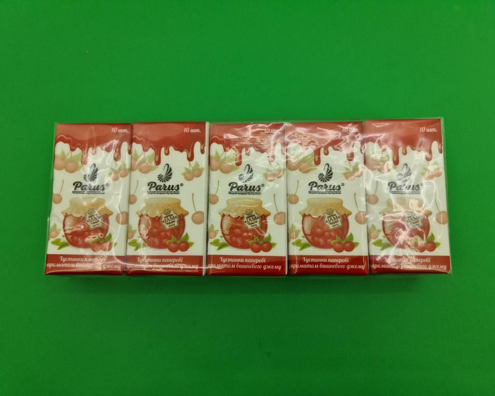 Паперовий носовичок 2х шаровий (Вишня) Одеса (6 шт) Харків - фото 4