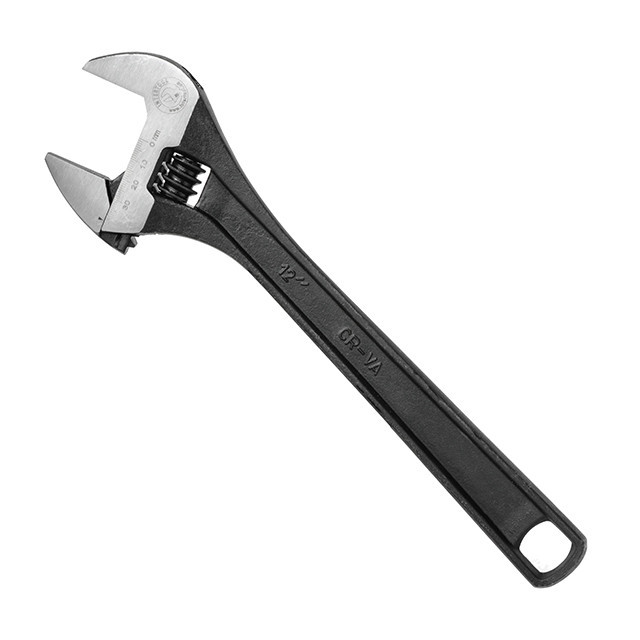 Розвідний ключ 300 мм INTERTOOL XT-0062, Cr-V, чорний - ключ, який витримує все Львів - фото 4