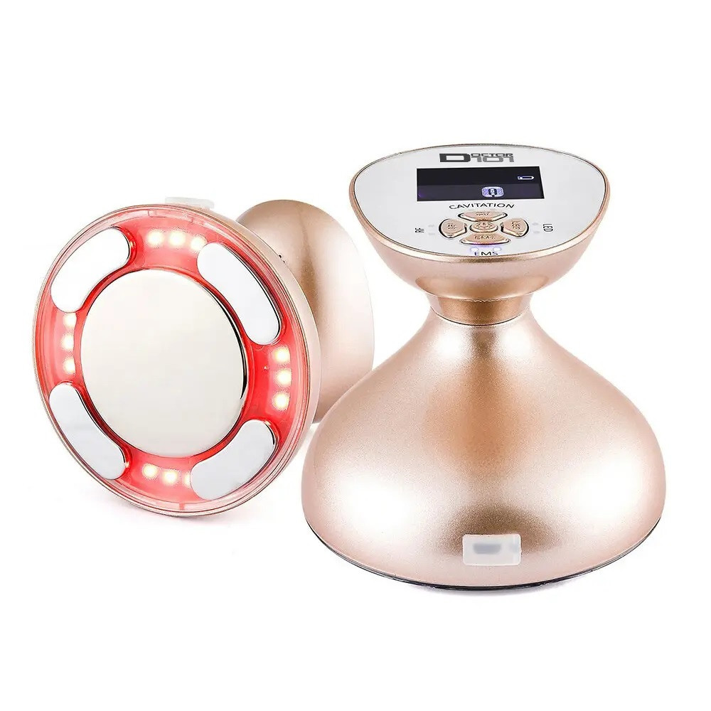 Массажер для тела и лица 5-в-1 Doctor-101: ультразвуковая кавитация + RF лифтинг лица и тела + светотерапия Днепр - изображение 1