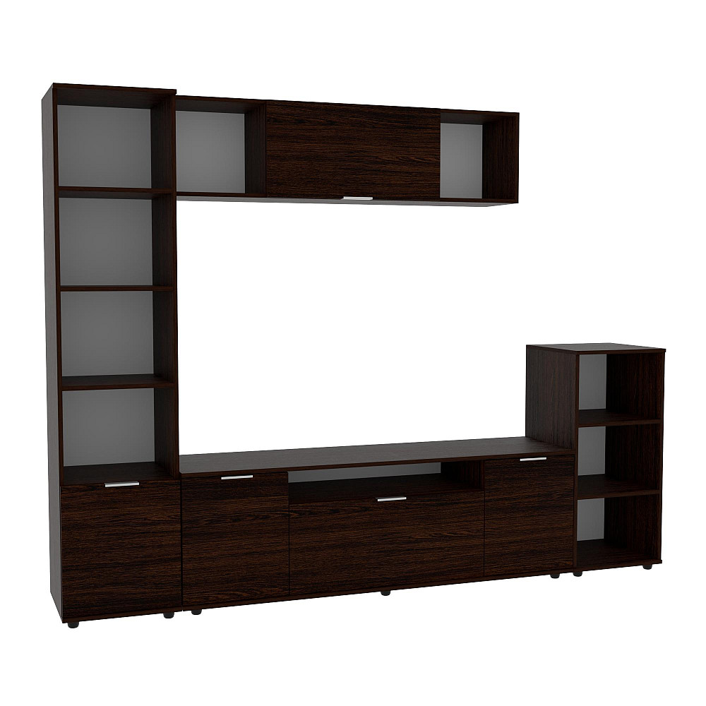 Стенка в гостиную Ketrin-4, Венге Магия, 2440х425х1880 Львов - изображение 1