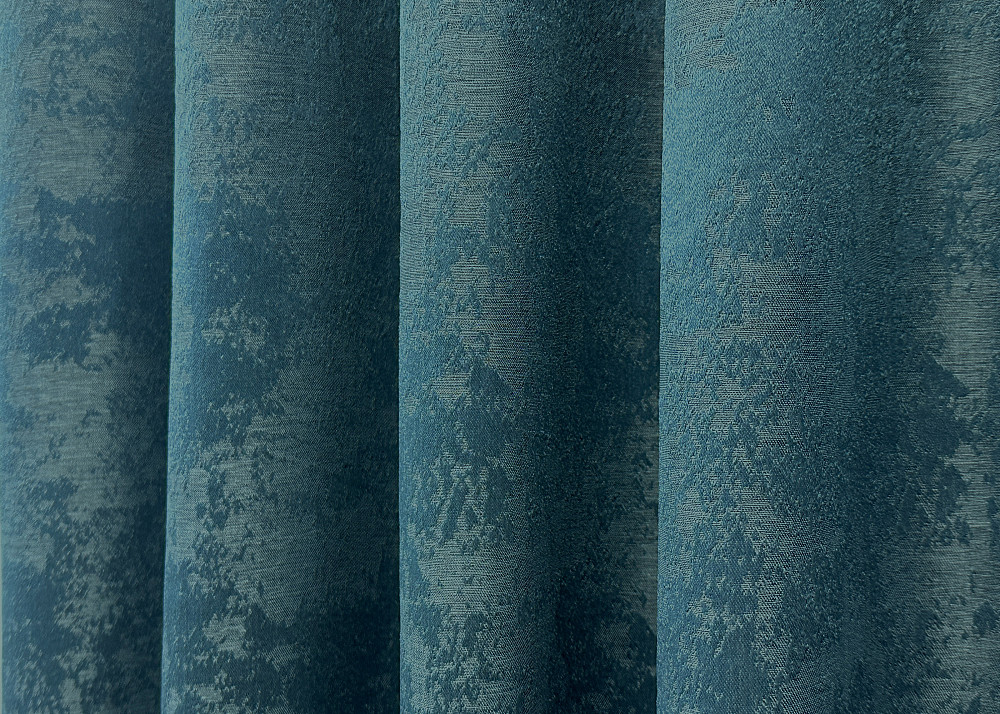 Комплект коротких штор VR-Textil Жакард Sultan YL № 1546ш Лазурний 130х170 см 2 шт (35-0347) Київ - фото 6