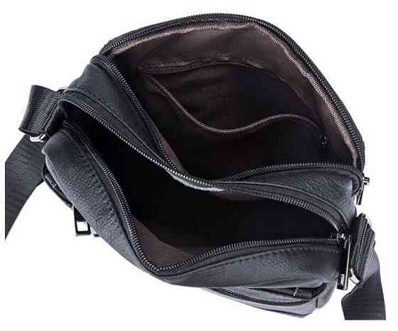 Сумка мужская флотар Черная (Vintage) Киев