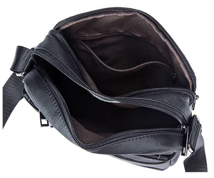 Сумка мужская флотар Черная (Vintage) Киев - изображение 4