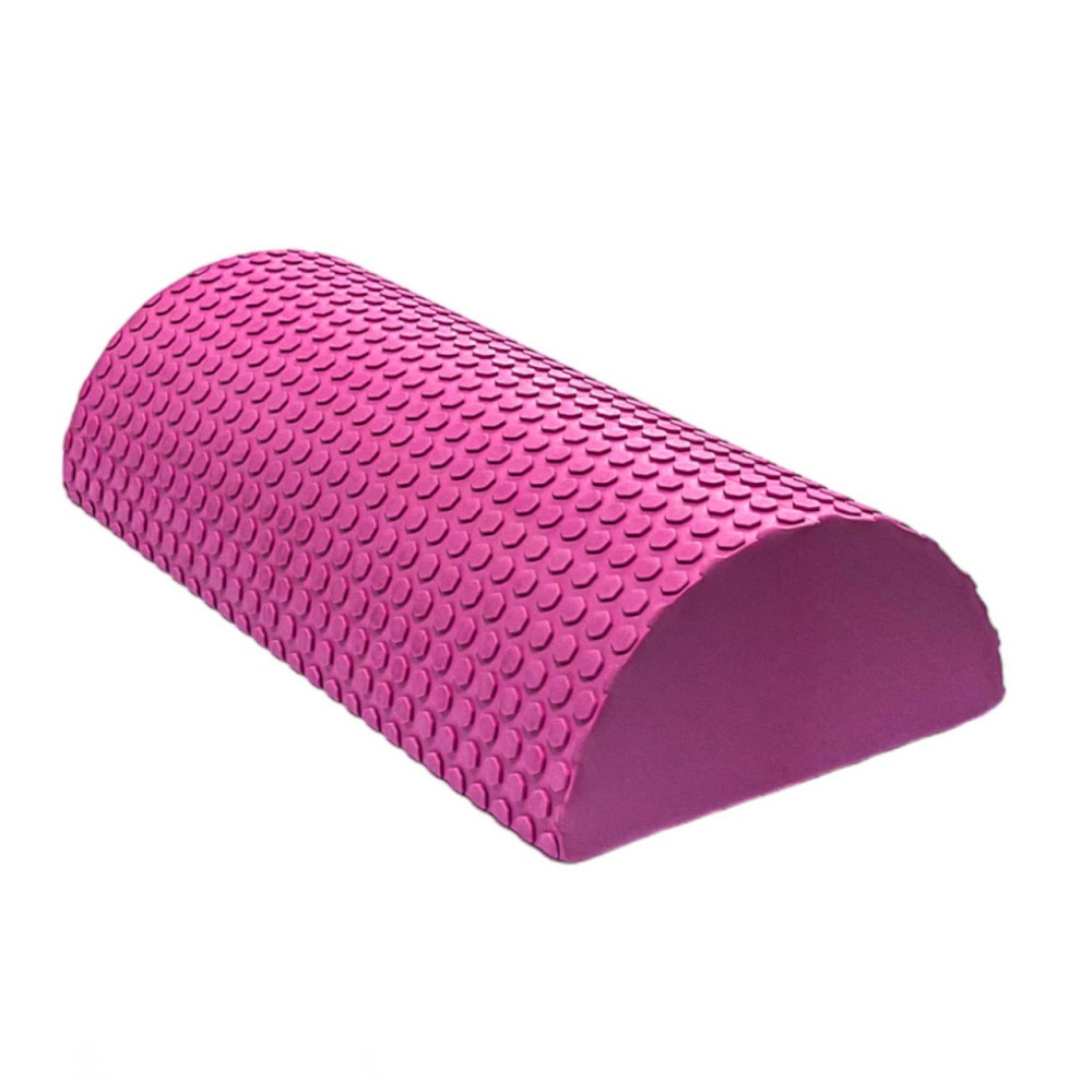 Полувалік 30 см Рожевий 12572 – Масажний та тренувальний аксесуар для вправ Івано-Франківськ - фото 1