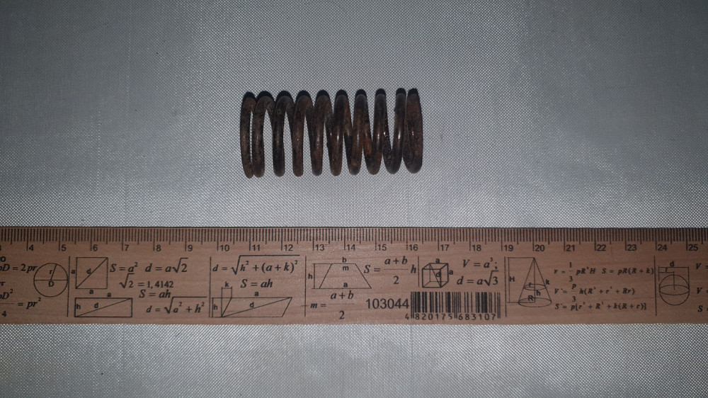 Пружина сжатия 24.4х53х3 мм. СССР. Харьков - изображение 2