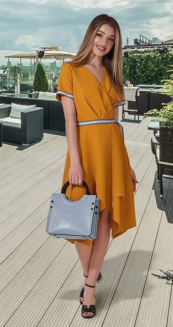 Стильне асиметричне плаття (46) Київ - фото 2