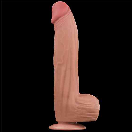 Фаллоимитатор 12'' King Sized Sliding Skin Dual Layer Dong Sex Aura Киев