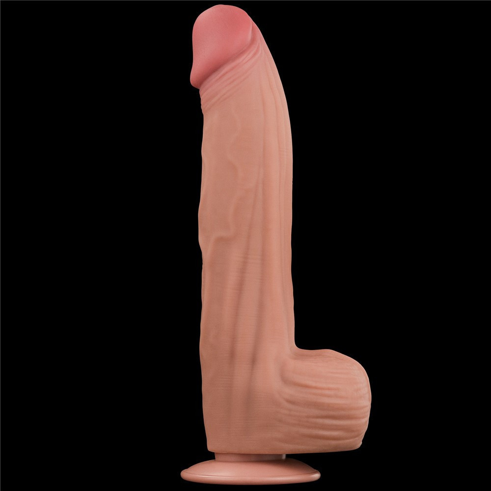 Фаллоимитатор 12'' King Sized Sliding Skin Dual Layer Dong Sex Aura Киев - изображение 3
