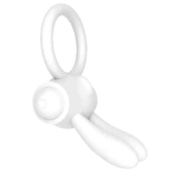 Ерекційне кільце - Power Clit Cockring Rabbit White Sex Aura Київ
