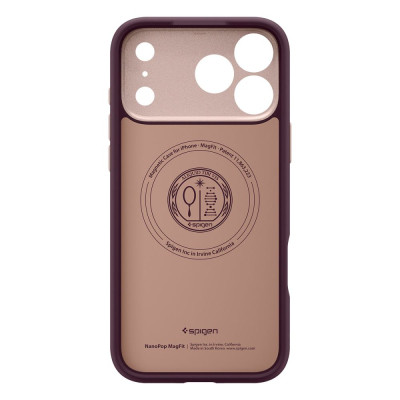 Чехол для мобильного телефона Spigen Nano Pop MagFit iPhone 17 Pro Max Burgundy Bean (ACS10261) Винница - изображение 3