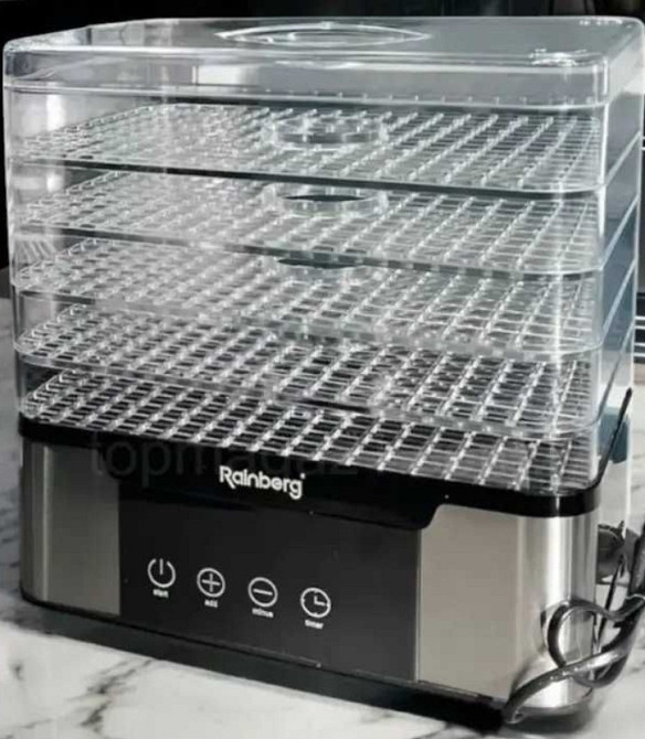 Електрична сушарка для овочів і фруктів Rainberg RB-2291/Дегідратор. Київ - фото 2
