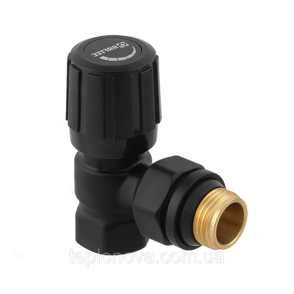 Комплект запорных клапанов угловой Raftec BLACK 1/2