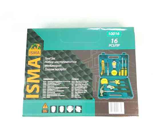Набір інструменту 16 ін. ISMA 10016 Вінниця