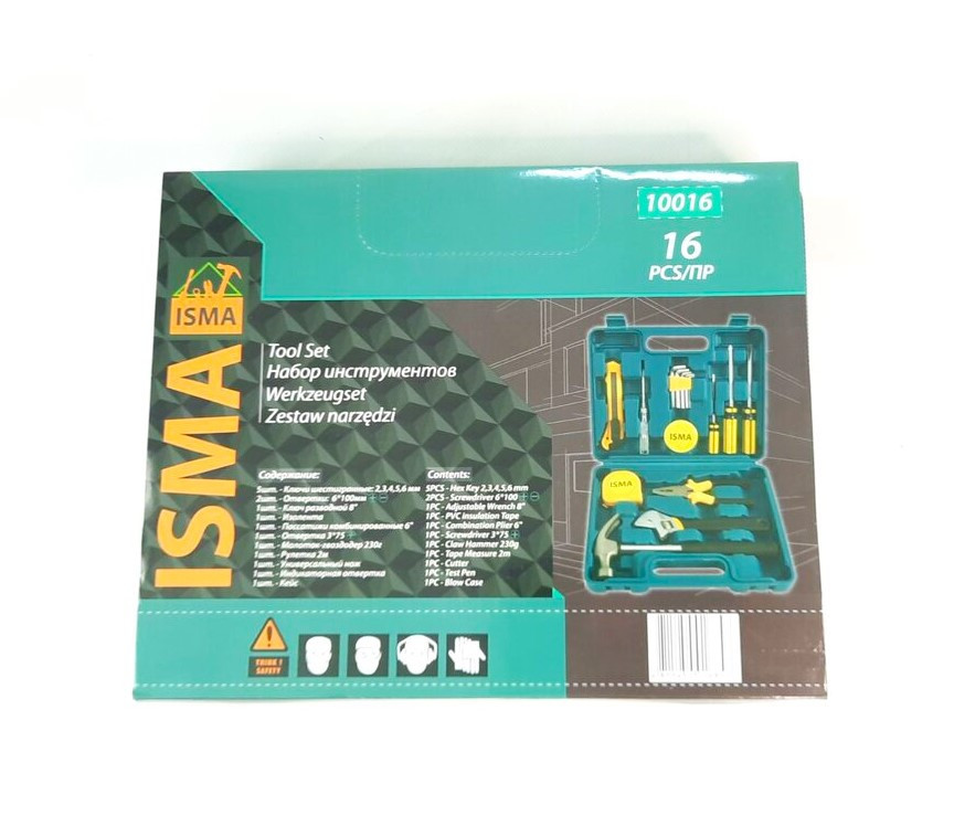Набір інструменту 16 ін. ISMA 10016 Вінниця - фото 2