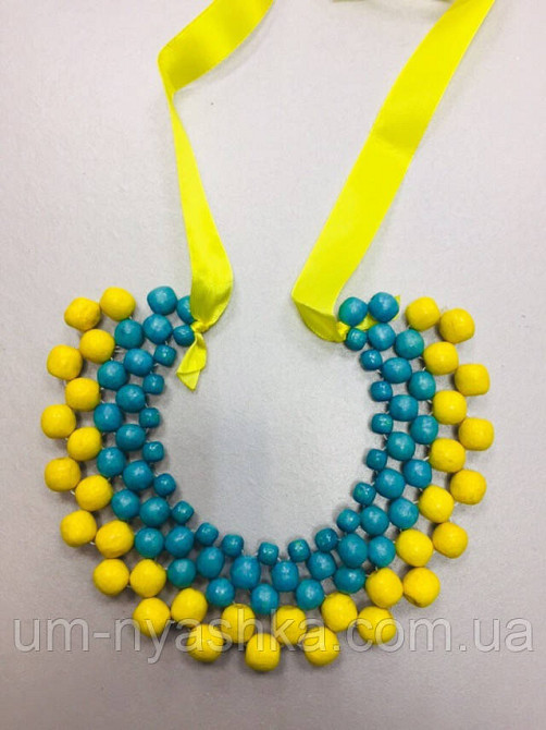 Намисто кольє під вишиванку малинове Кривий Ріг - фото 6