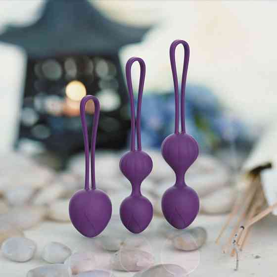 Набор вагинальных шариков Every Night Toys Wendy, 3 шт, лавандовый Sex Aura Киев