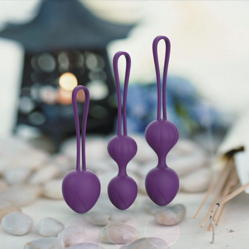 Набор вагинальных шариков Every Night Toys Wendy, 3 шт, лавандовый Sex Aura Киев - изображение 2