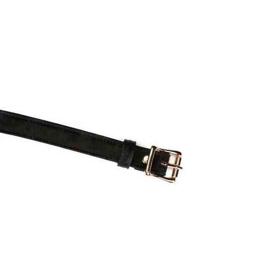 Маска на глаза Liebe Seele Boudoir Amor Blindfold Black, плотное прилегание, бархатный финиш Sex Aura Киев