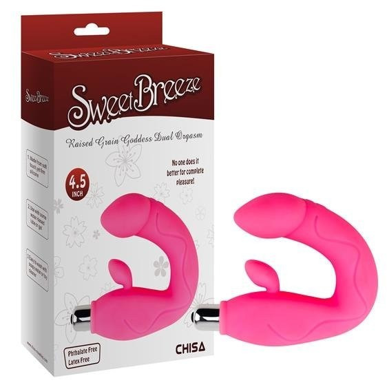 Вибратор двойной стимуляции Chisa Sweet Breeze для точки G и клитора, розовый Sex Aura Киев - изображение 2