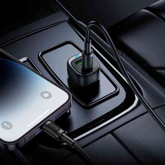 Автомобильное зарядное устройство BOROFONE BZ34B Cloud PD38W(1C1A) car charger Black Киев