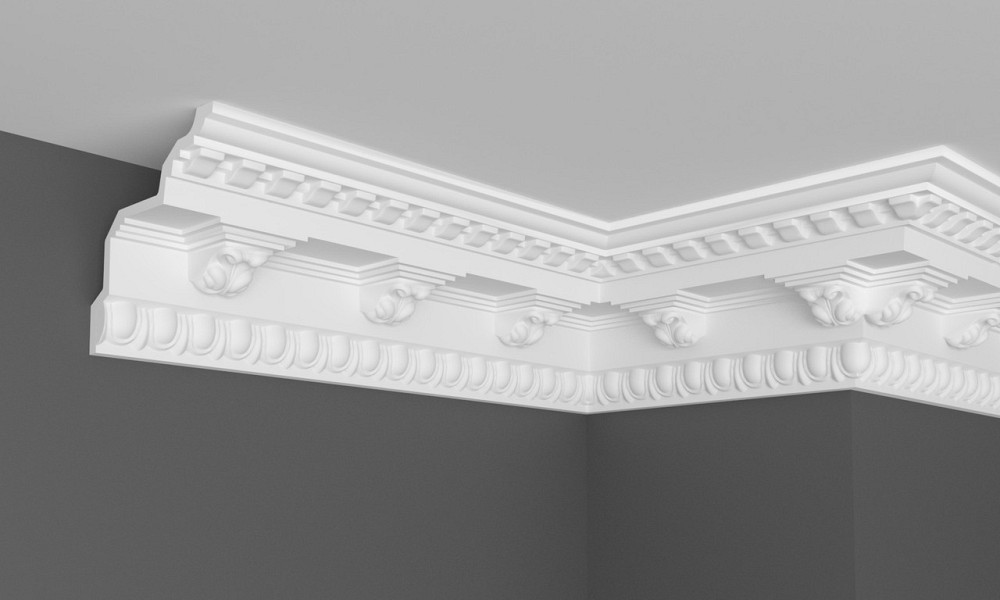Карниз з орнаментом поліуретановий Gaudi Decor C 131 Дніпро - фото 1