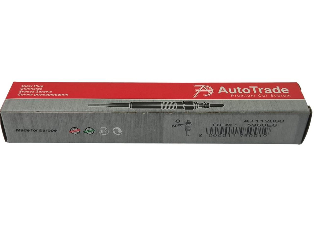 Свічка Ford Transit Connect, Peugeot Partner 1.5TDCi, 1.6HDi, TDCi 10- (5V) напруження Мукачево - фото 2