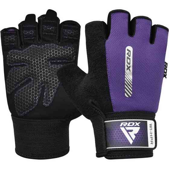 Перчатки для фітнесу RDX W1 Half Purple M Кам'янське