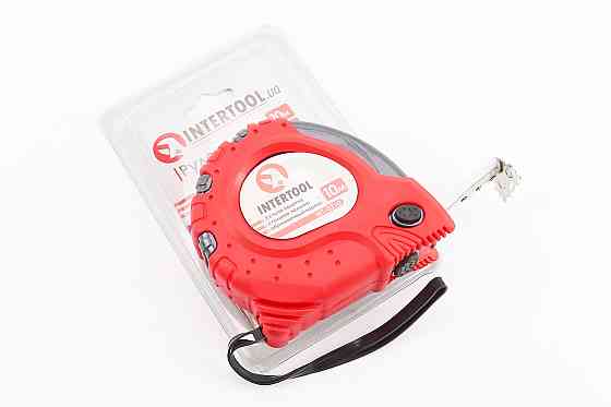 Рулетка з фіксатором 10мx25 мм "Магніт" MT-0310 Київ