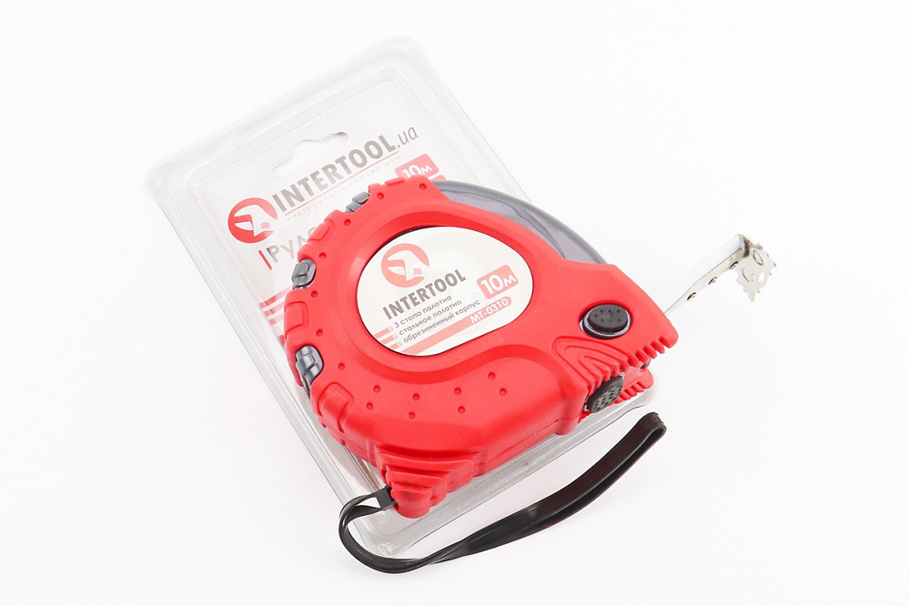 Рулетка з фіксатором 10мx25 мм "Магніт" MT-0310 Київ - фото 1