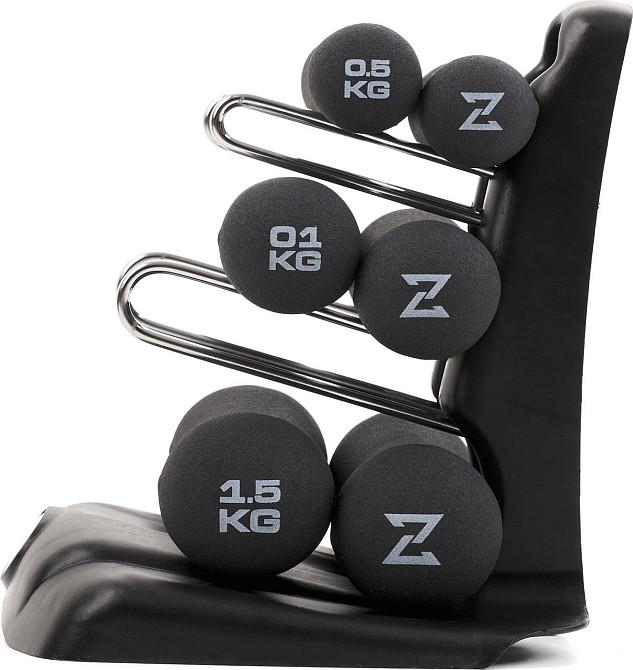 Набор неопреновых гантелей Zipro весом 6 кг Киев - изображение 2