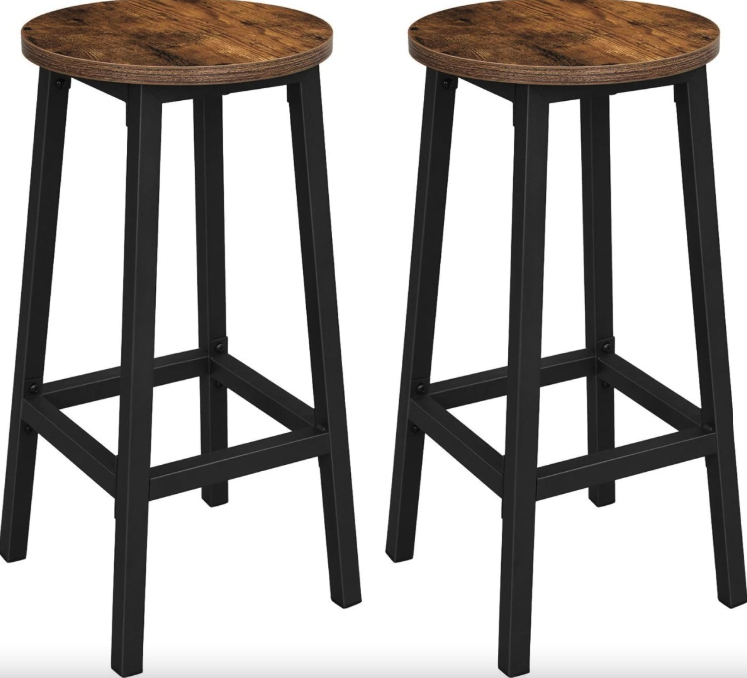 Барний стілець Leobert Halmar 2 штуки в стилі Loft коричневий Київ - фото 1