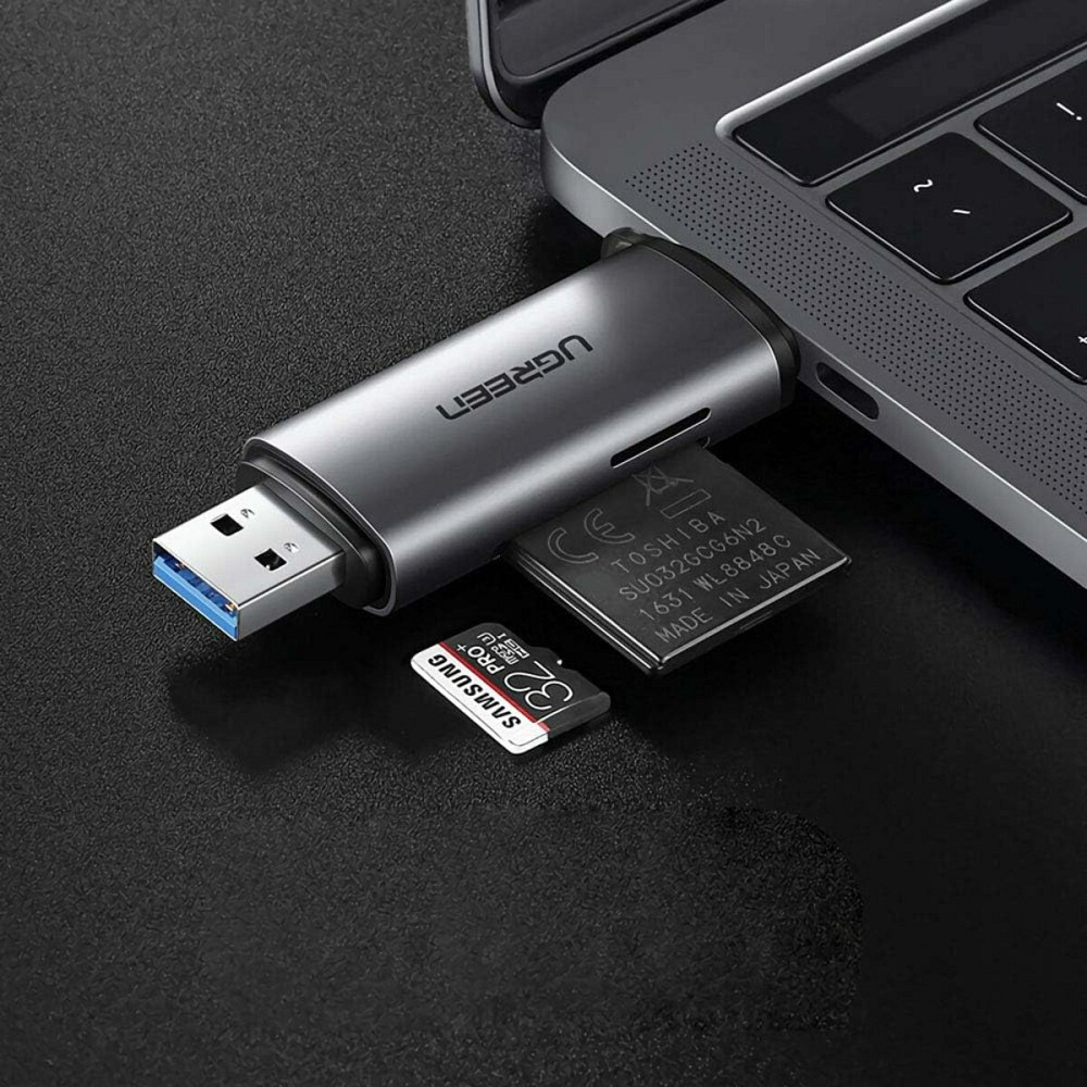 Кардрiдер UGREEN CM185 USB-C/USB-A Card Reader (UGR-50706) Київ - фото 4