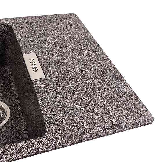 Гранітна мийка для кухні Platinum 6250 ZIRKONE матовий Мікс Коломия