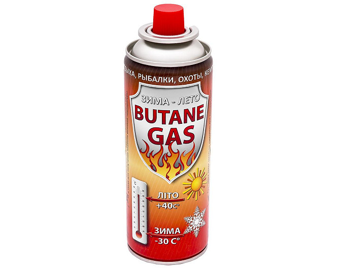 Газ сжиженный для портативных газовых приборов Butane, 220g Полтава - изображение 1
