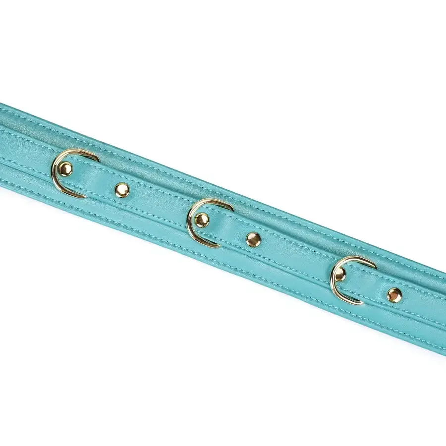 Ошейник с поводком Liebe Seele Blue Lamb Leather Collar with Velvet Lining Львов - изображение 6