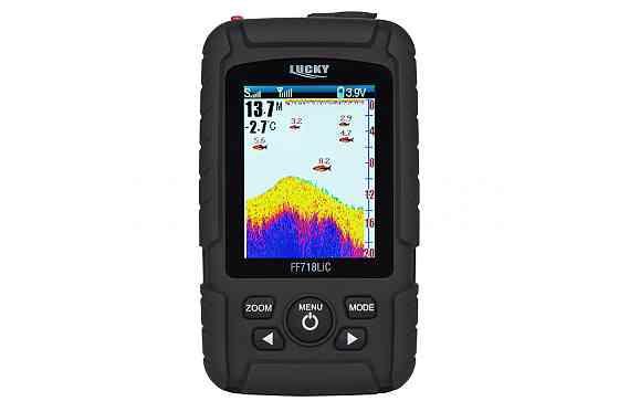 Ехолот двопроменевий із літієвою батареєю Lucky FF718Li два трансдюсери, 3 в 1 кольоровий екран Київ