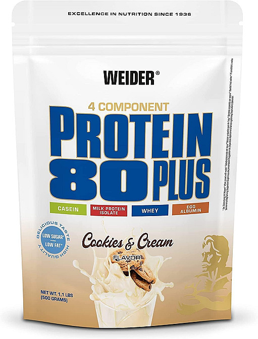 Protein 80 Plus (печиво крем) 500 g Луцьк - фото 1