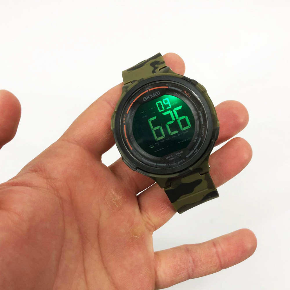 Практичные спортивные мужские часы SKMEI, Армейские часы противоударные для активных военных UK-73 Львов - изображение 8