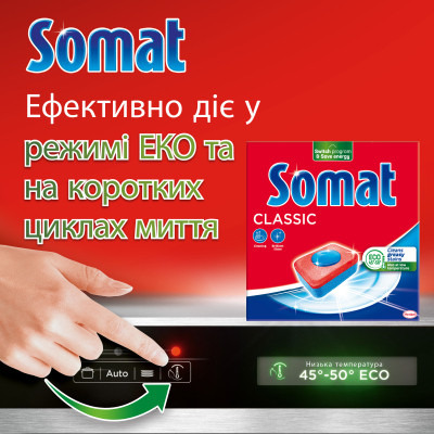 Таблетки для посудомоечных машин Somat Classic Power 95+95 шт. (9000101821406) Винница - изображение 4