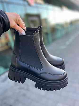 Edan Instruments Черевики жіночі EDAN 18 чорні (зима, шкіра натуральна) (5695) 36 Коломыя