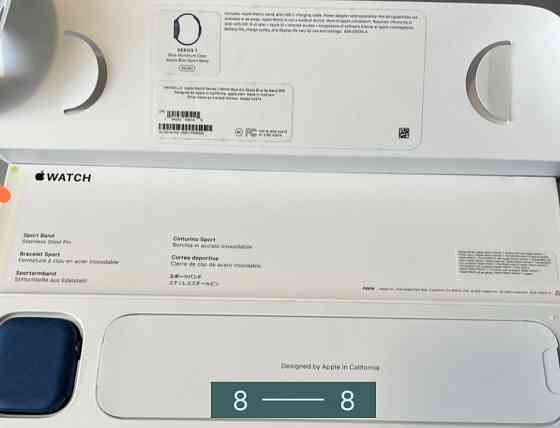 Смарт -Часы Apple Watch Series 7 Blue Aluminium Case 45 mm. Киев