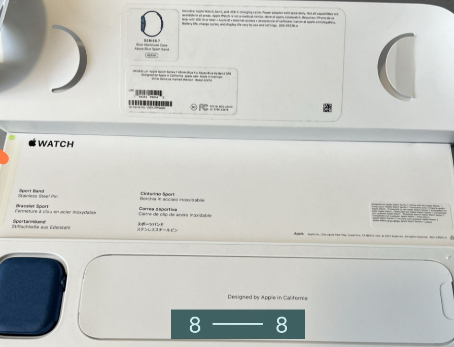 Смарт -Часы Apple Watch Series 7 Blue Aluminium Case 45 mm. Киев - изображение 1