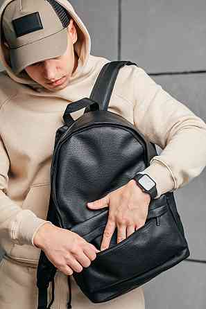 Рюкзак спортивный мужской городской черный, молодежный вместительный рюкзак на каждый деньMasterSem Киев