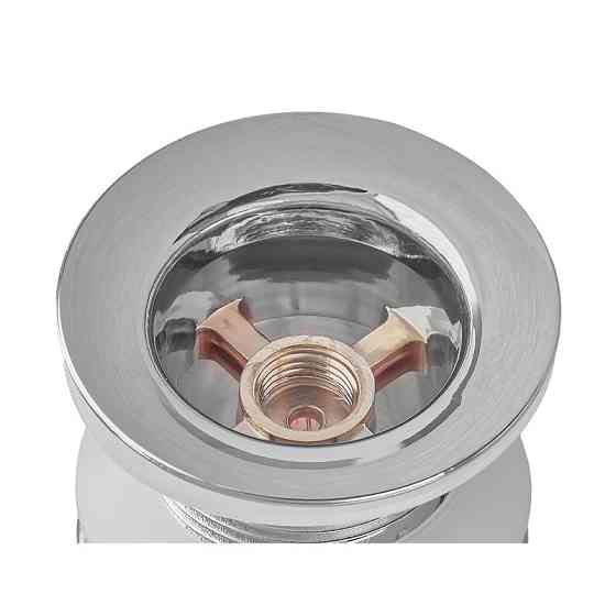 Донный клапан для раковины Zerix BV-02 1 1/4'' без перелива автоматический СLICK-СLACK (Цвет хром) (ZX6015) Киев