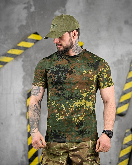 ХЛОПКОВАЯ тактическая футболка PATRIOT Bundeswehr ВТ5098 Одесса - изображение 2